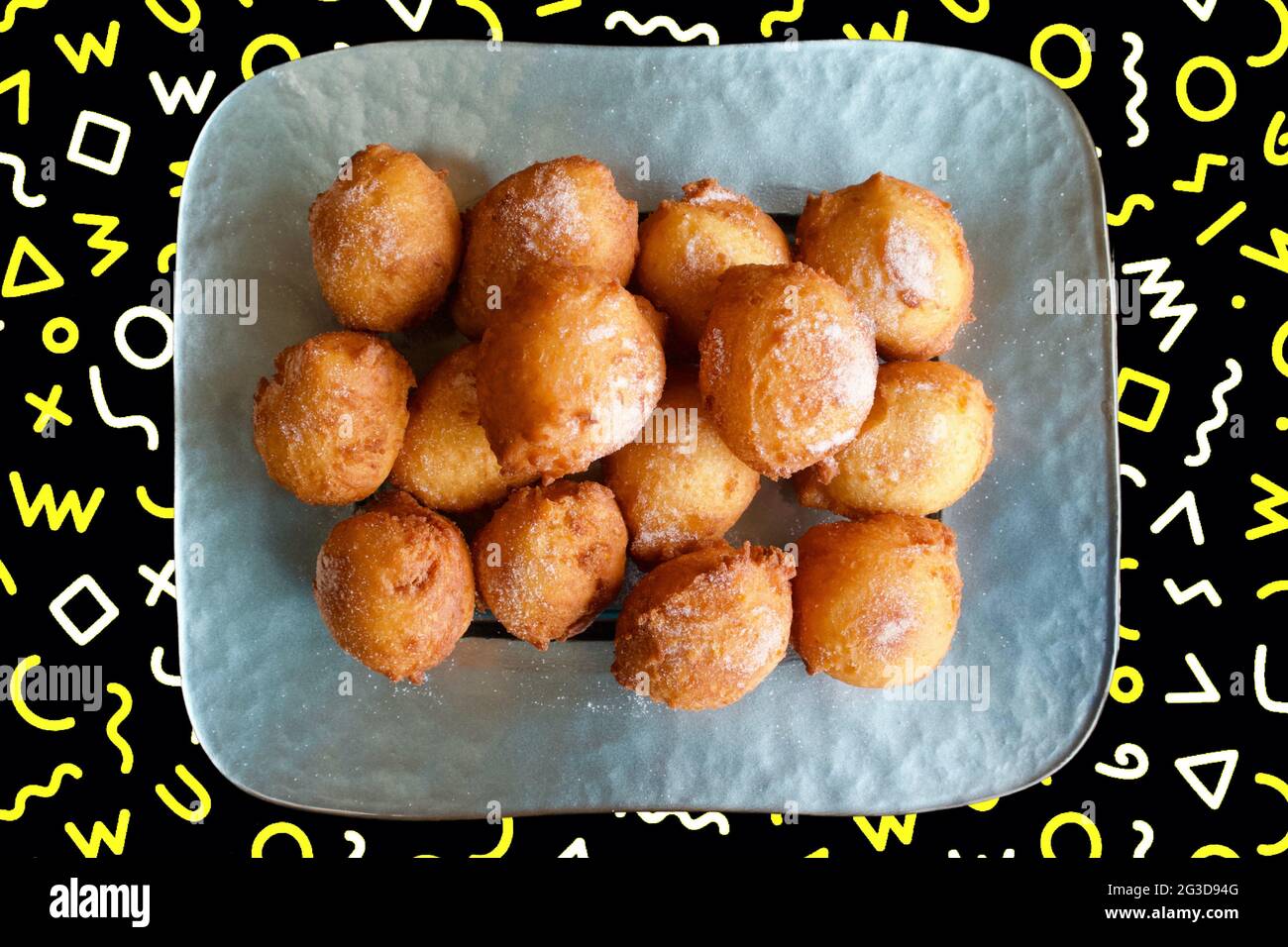 Homemade deep fried Italian ricotta donuts Stock Photo Alamy