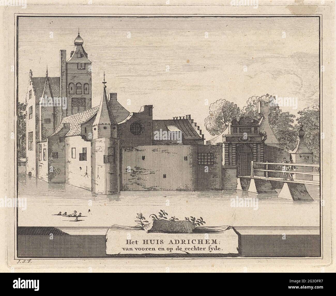 View of the Adrichem house in Beverwijk; The Adrichem house; Sixteen