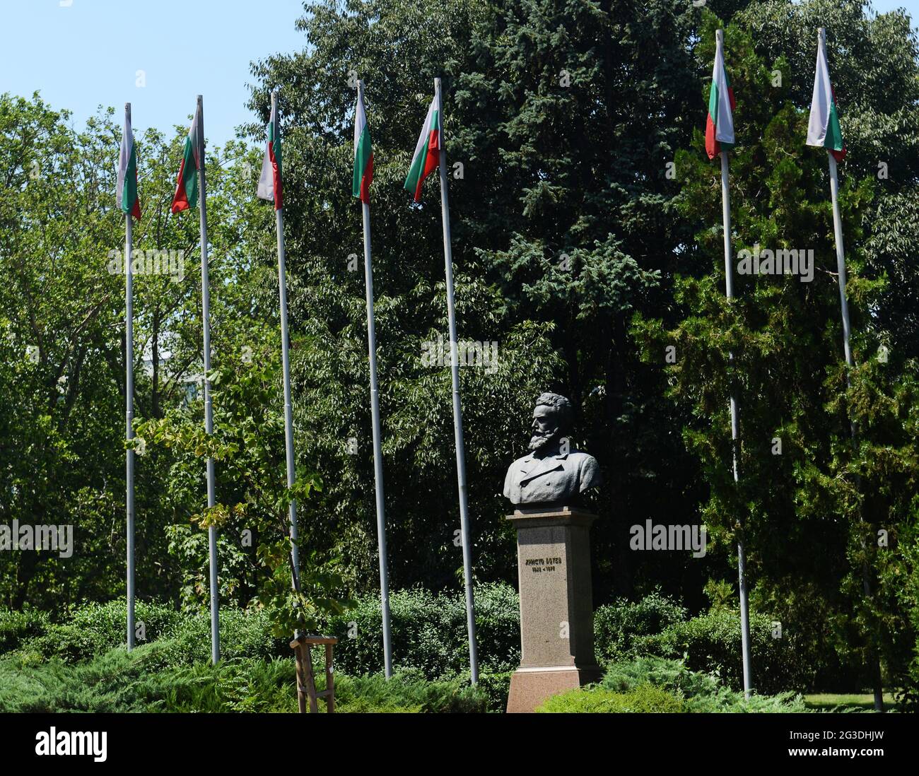 Hristo Botev Memorial monument in Sofia, Bulgaria Stock Photo - Alamy
