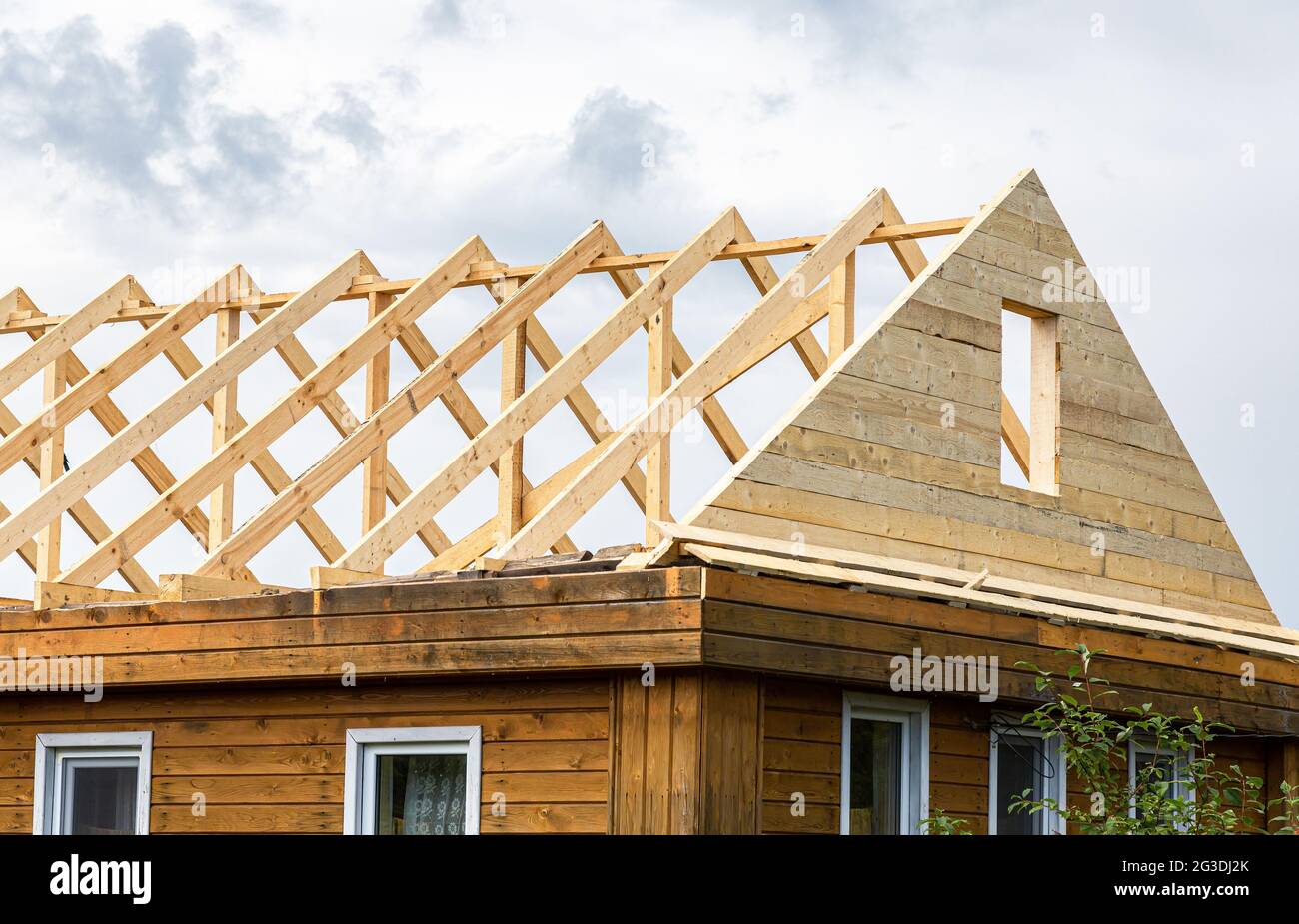 Triangular roof hi-res stock photography and images - Alamy