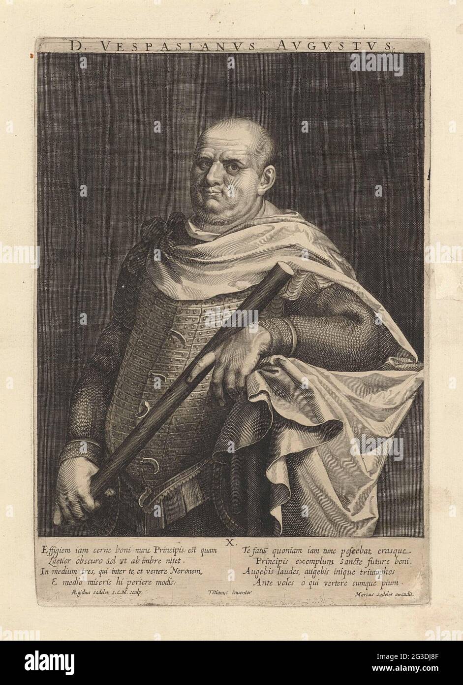 Portrait of emperor vespasian; Roman emperors Stock Photo - Alamy
