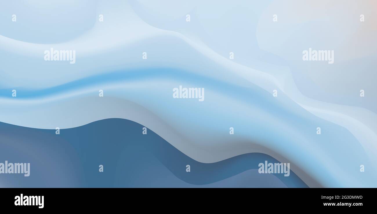 Abstract liquid background design, blue paint color flow, artistic ...
