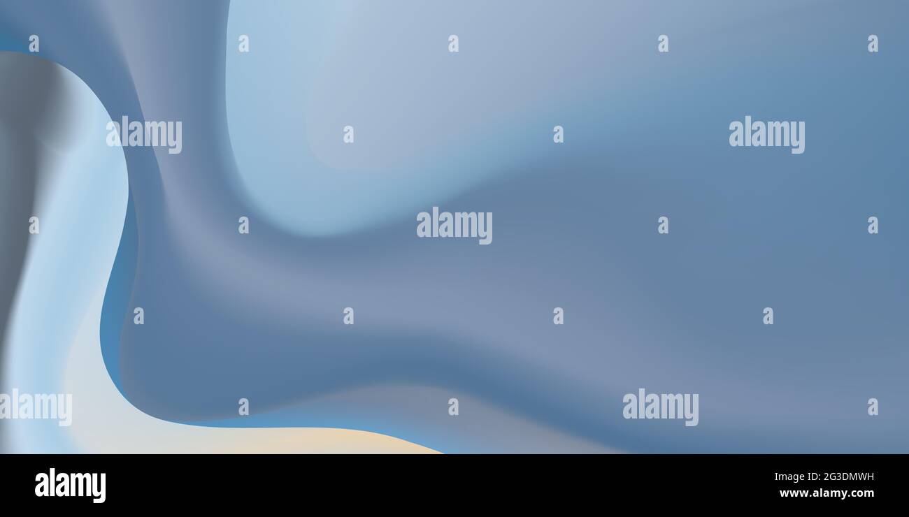 Abstract liquid background design, blue paint color flow, artistic ...