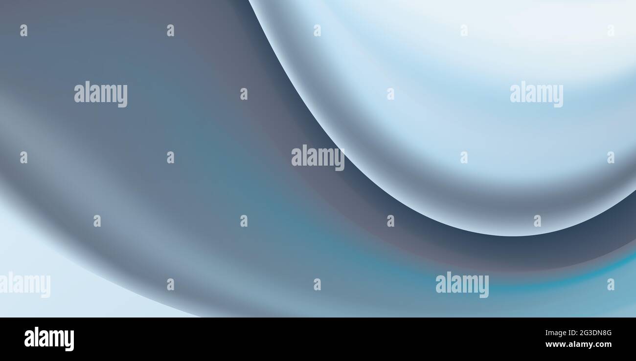 Abstract liquid background design, grey and blue paint color flow ...