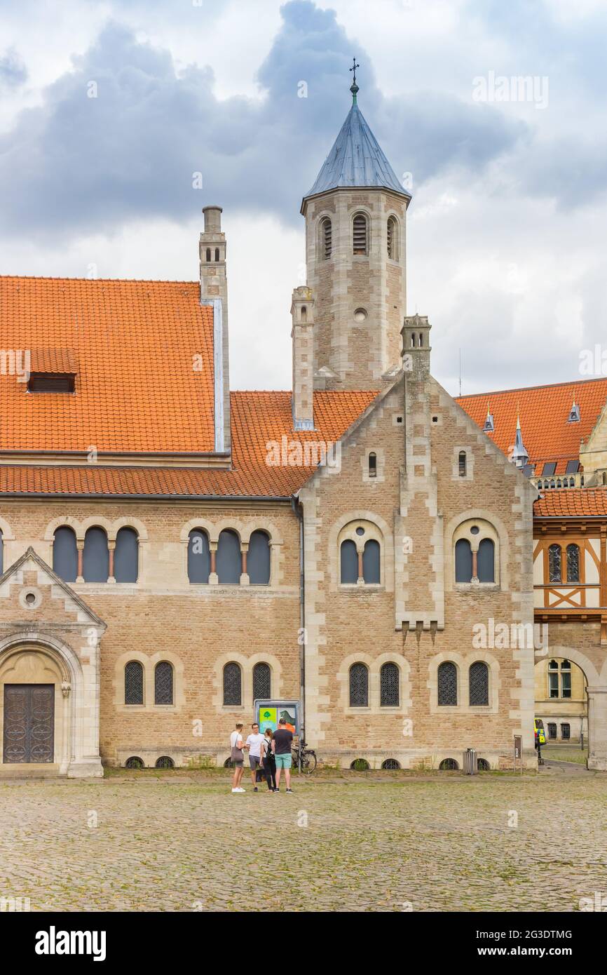 Front of the Dankwarderode castle in Braunschweig, Germany Stock Photo