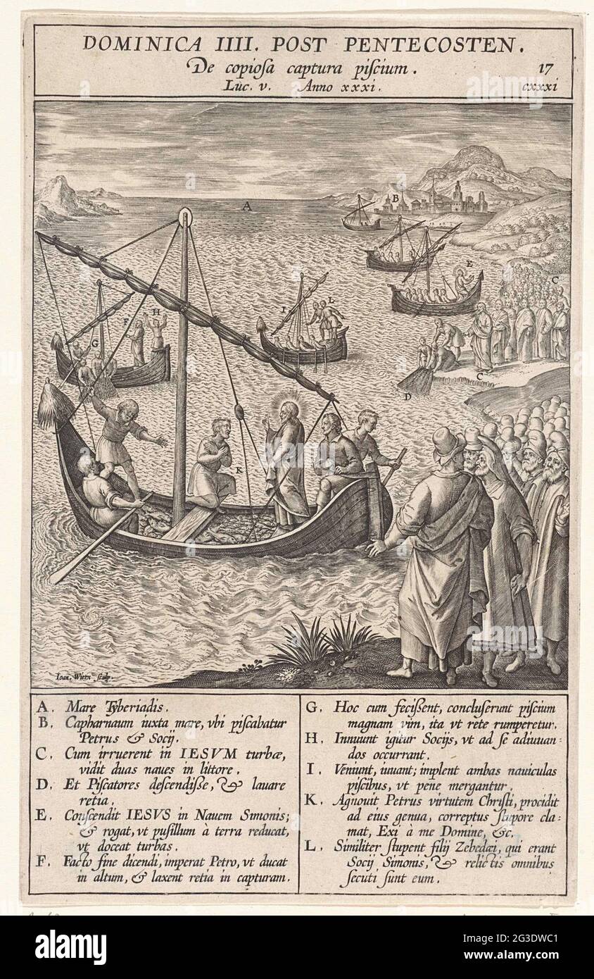 Miraculous Fishing Dominica Iiii Post Penteencos Christ Appears On The Shore Of Lake Tiberias Christ Recommends His Students To Collect The Nets There Is So Much Fish That They Have Trouble Dragging