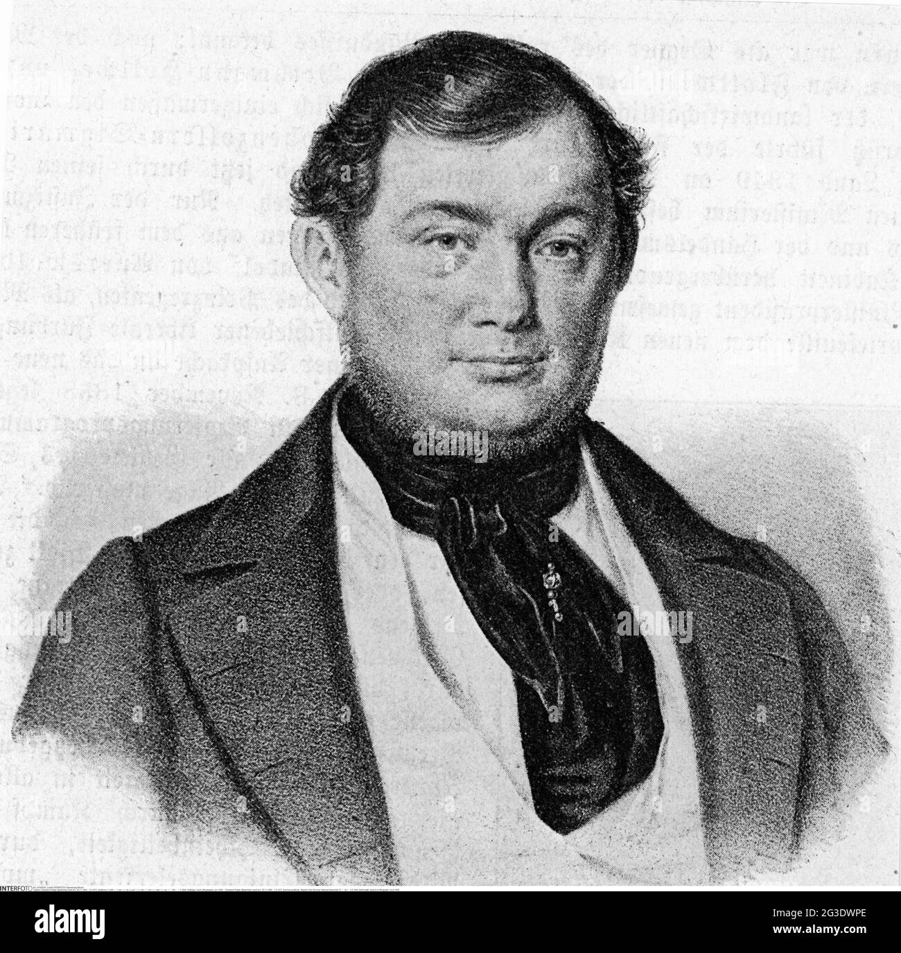 Schwerin-Putzar, Maximilian count von, 30.11.1804 - 2.5.1872, German politician, ARTIST'S COPYRIGHT HAS NOT TO BE CLEARED Stock Photo