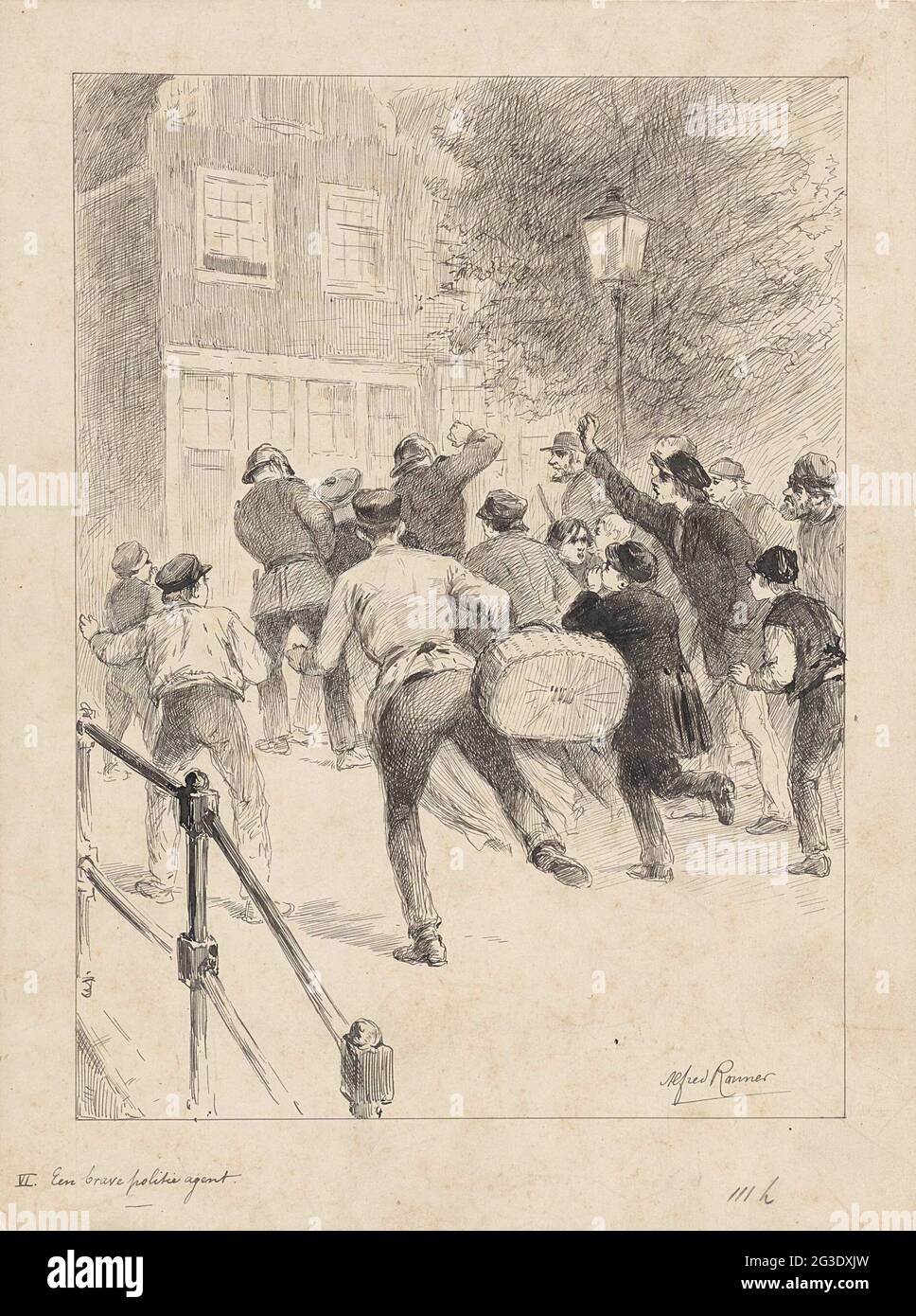 Brave police officer. Illustration for `volatile sketches from popular ...