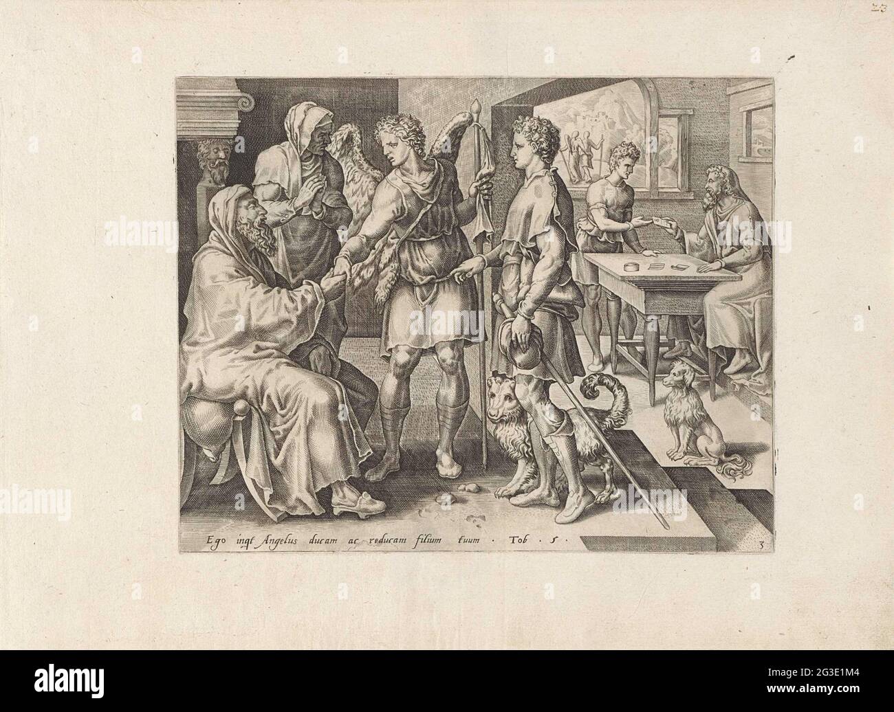 Farewell to Tobit and Anna; Story of Tobias. The Archangel Rafael ...