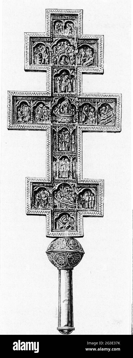 processional cross drawing