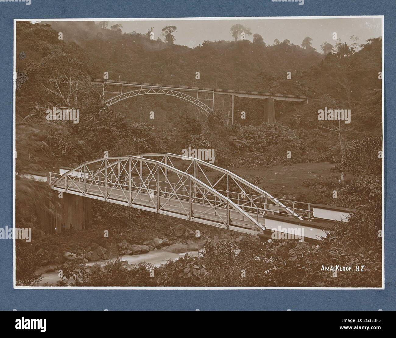 Bridges in the analogue on Sumatra; Anai. Gap .. Part of travel album