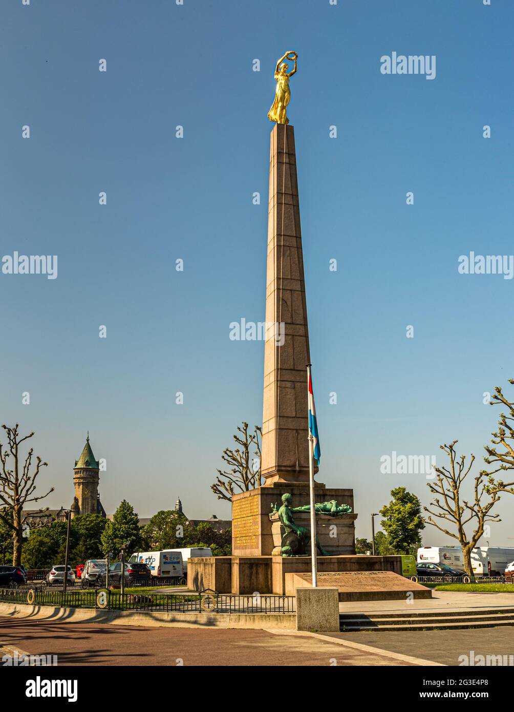 Monument of Remembrance, Luxembourg Stock Photo