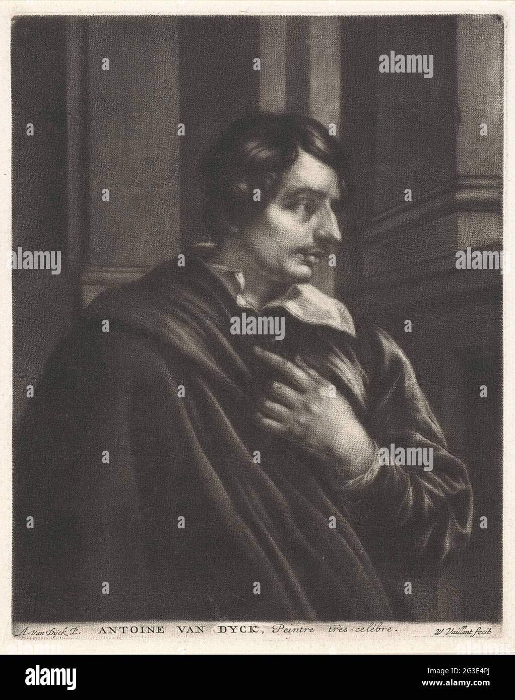 Portrait of a man, possibly Jean Leclerc Stock Photo - Alamy