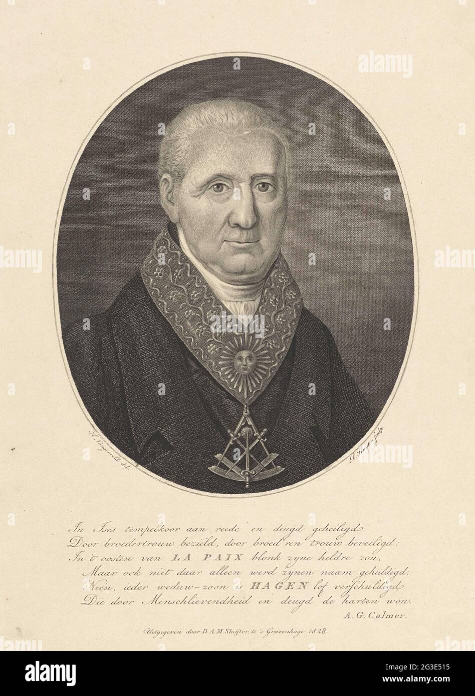 Portrait of the Freemason Hagen Stock Photo Alamy