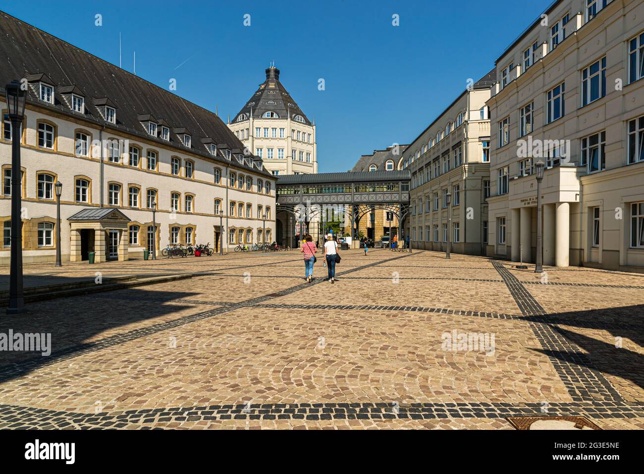 Judicial City in Luxembourg Stock Photo