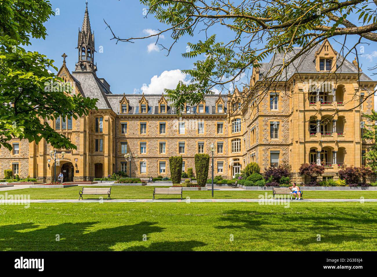 The senior residence of the Fondation Jean-Pierre Pescatore in Luxembourg Stock Photo