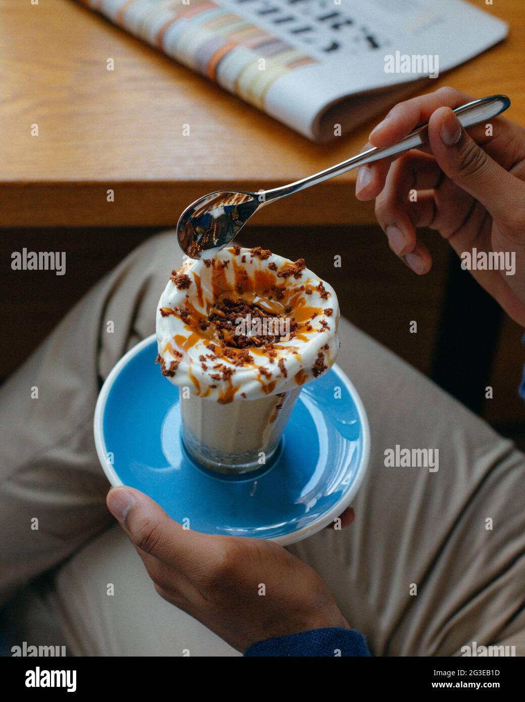 Cool coffee drink Stock Photo Alamy