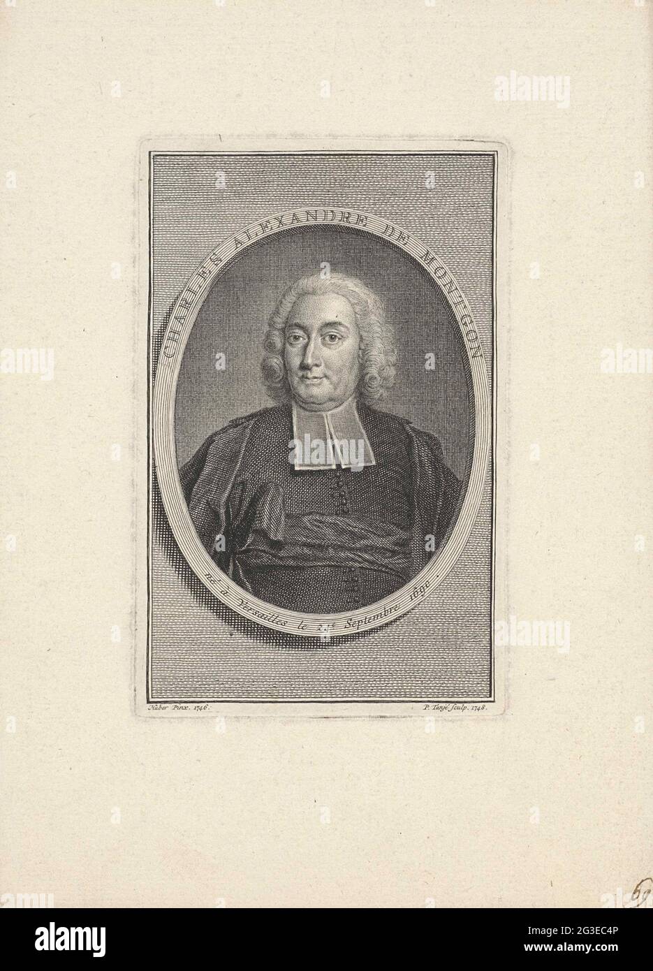 Portrait of Charles Alexandre de Montgon Stock Photo Alamy