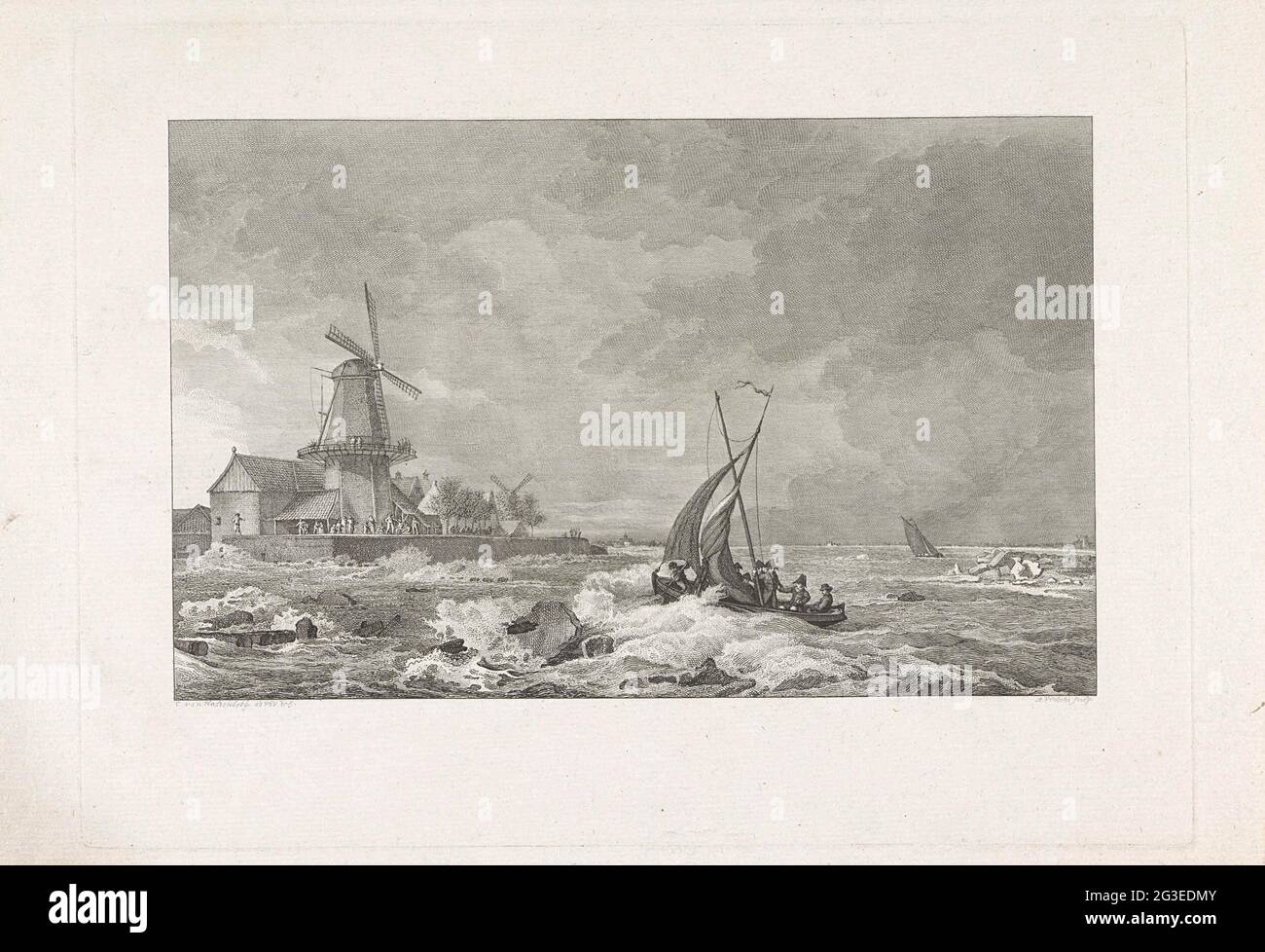 Napolean With Windmill Lodewijk Napoleon Vaart van Dalem to Gorinchem, 1809. King Louis ...