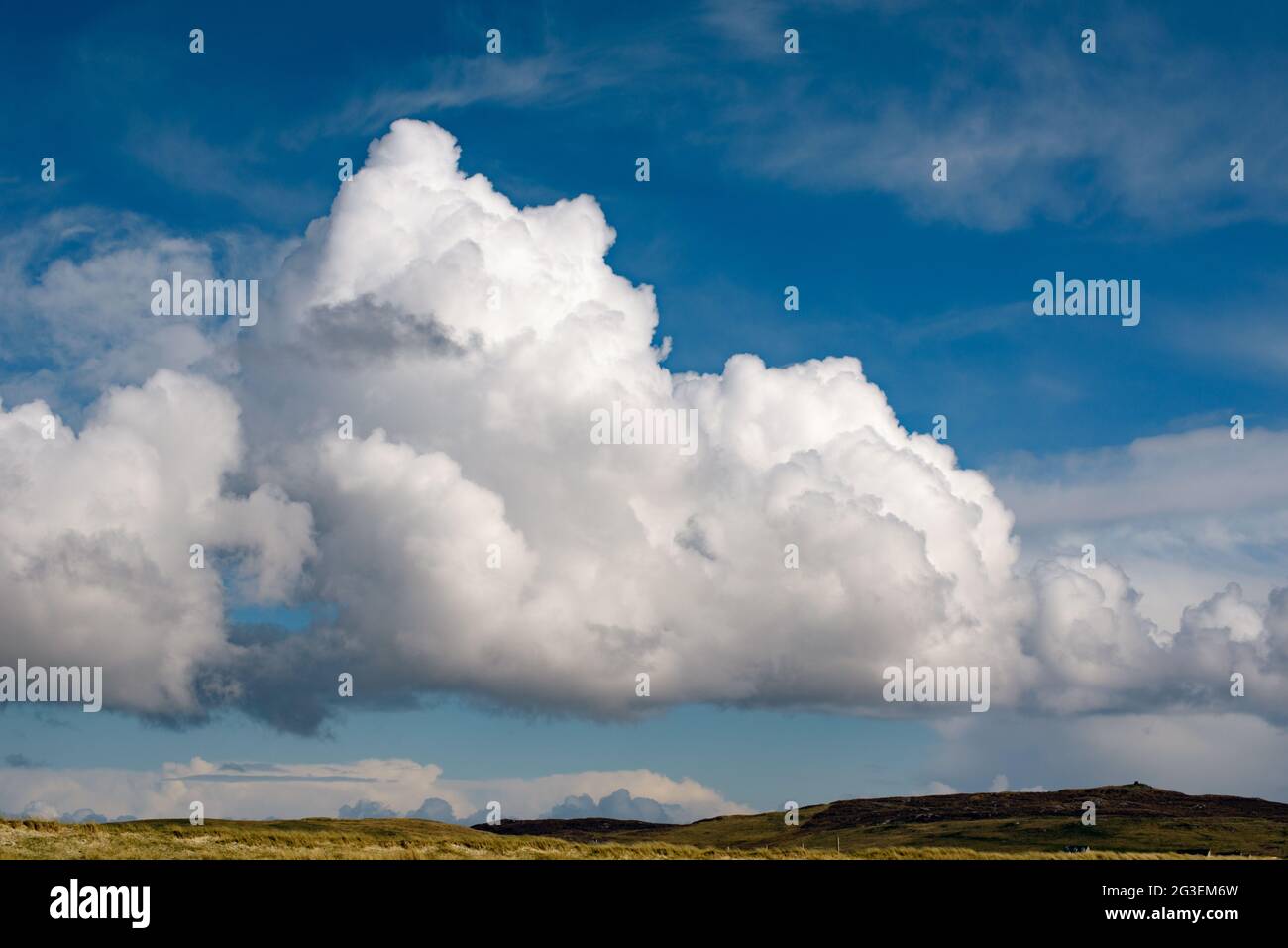North Uist Skyscape Scotland Stock Photo