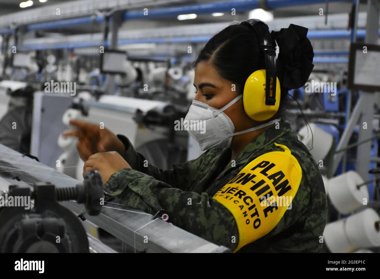 Non Exclusive MEXICO CITY, MEXICO JUNE 15 A military manufactures