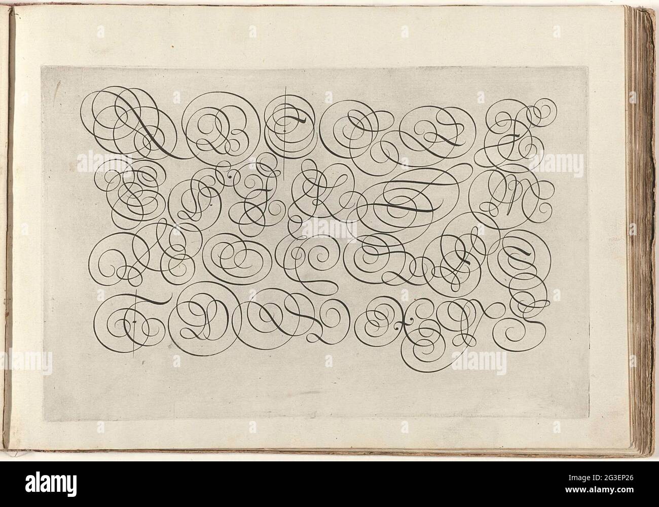 Write Example The Alphabet In Four Lines Capital Spieghel Der Wristin Write Example With The Alphabet In Four Rules Capital The Print Is Part Of An Album Stock Photo Alamy
