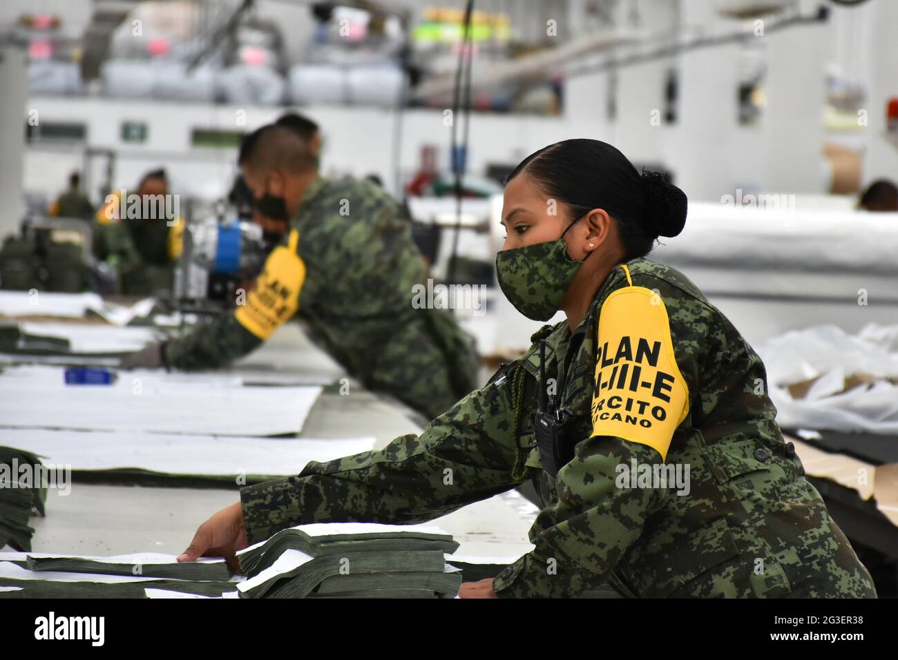 Non Exclusive MEXICO CITY, MEXICO JUNE 15 A military manufactures