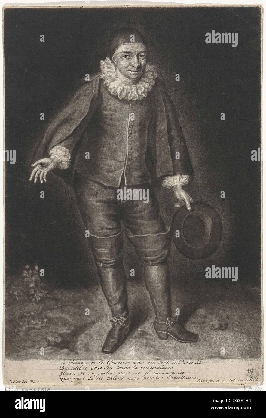 Portrait of Raymond Poisson as a crispy. The seventeenthcentury French