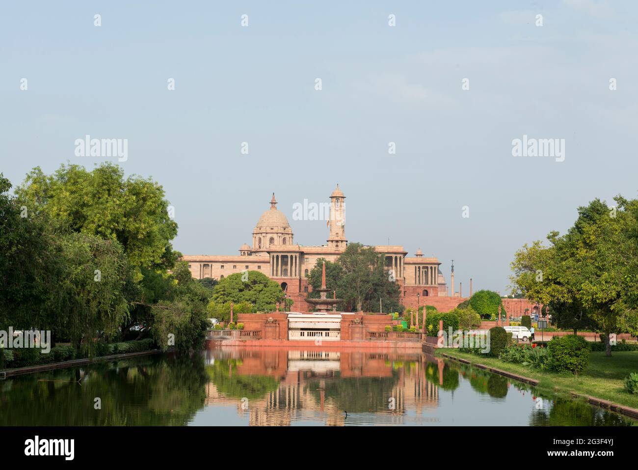 Central Secretariat and President's Estate , New Delhi, India Stock