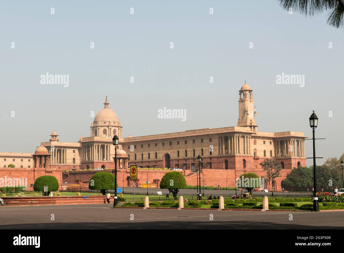 Central Secretariat and President's Estate , New Delhi, India Stock