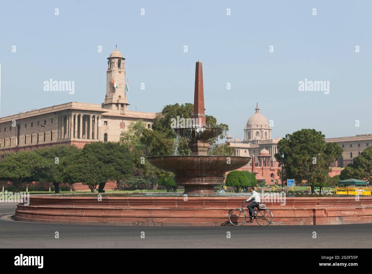Central Secretariat and President's Estate , New Delhi, India Stock