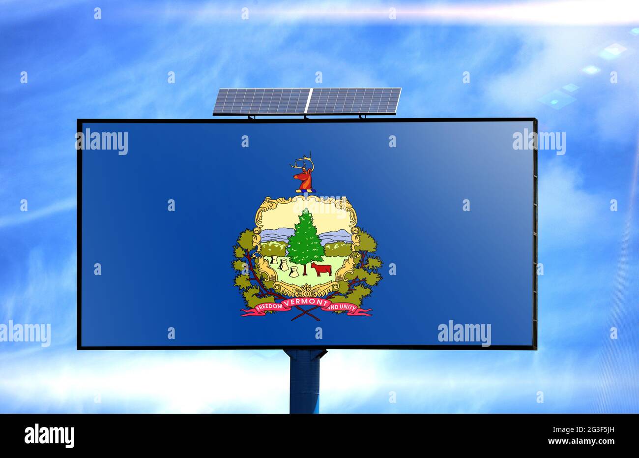 Vermont tourism billboard hires stock photography and images Alamy