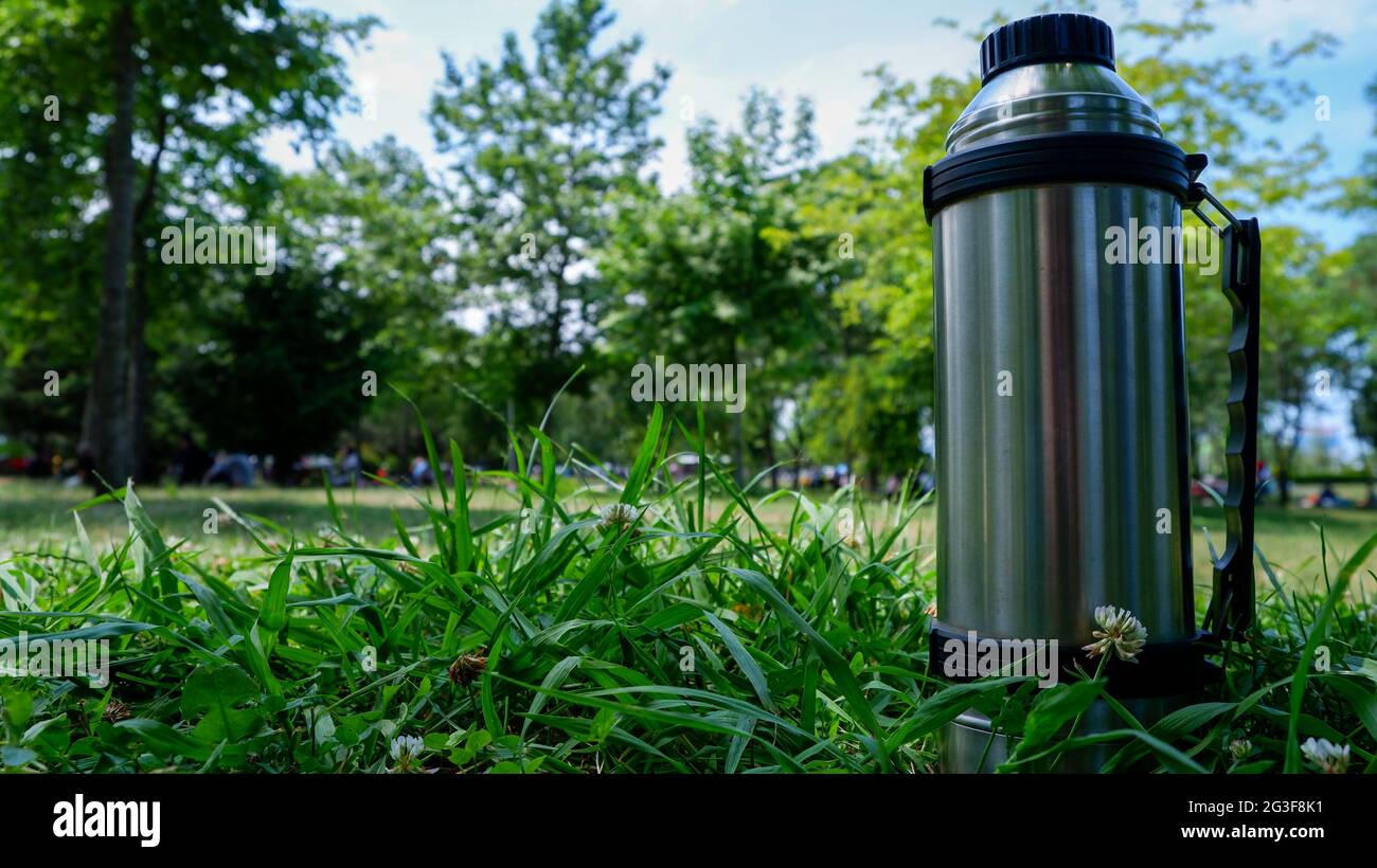 Thermos Métallique Philips Pour Nourriture - Gamelle Camping Vintage - Bleu