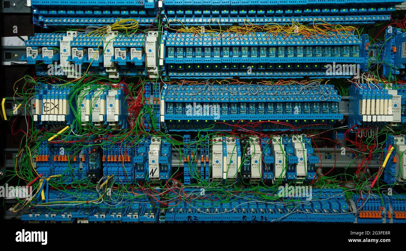 Das Innere des Computers Z3, First computer Z3 Stock Photo