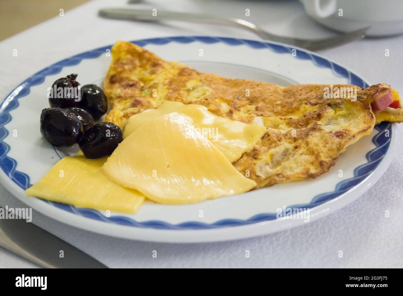 Egg and cheese breakfast Stock Photo - Alamy