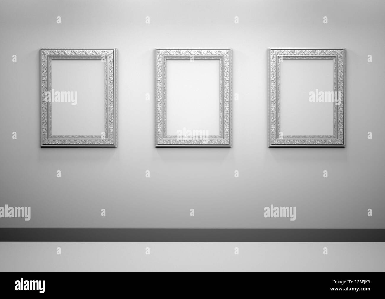 Empty art gallery Black and White Stock Photos & Images Alamy