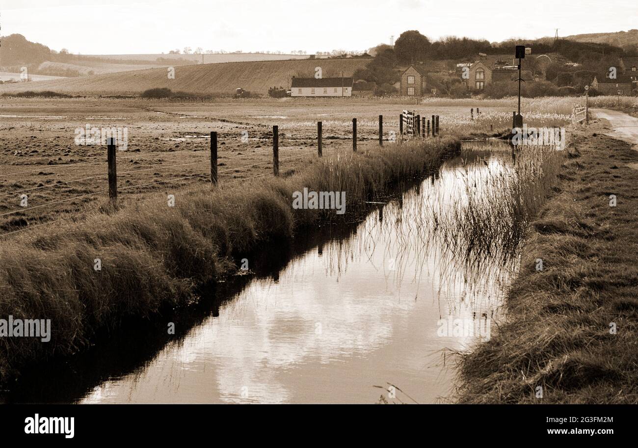 marshes at salthouse north norfolk england Stock Photo