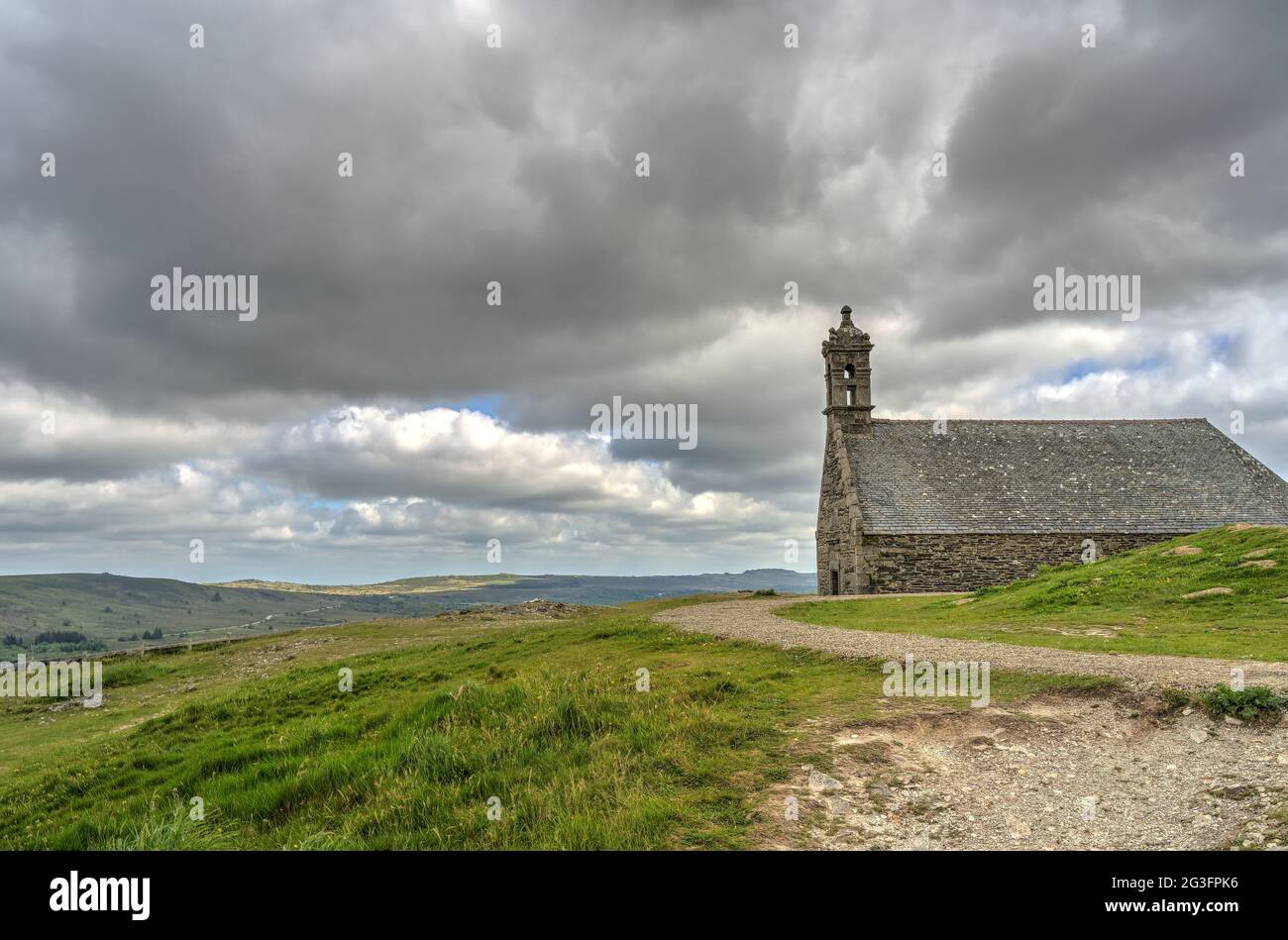 Monts d'Arree, Brittany, France Stock Photo
