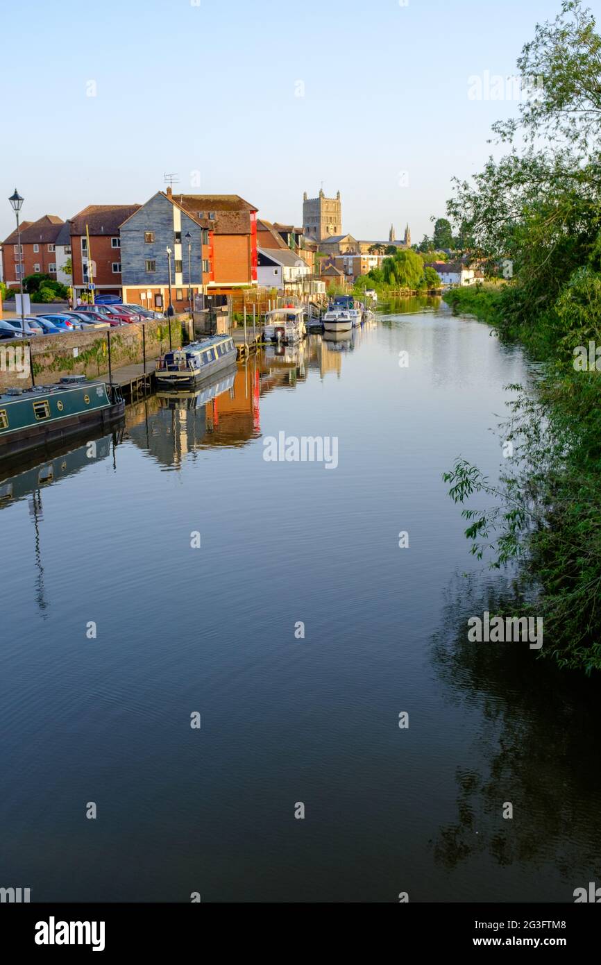 Avon River, Tewkesbury Stock Photo