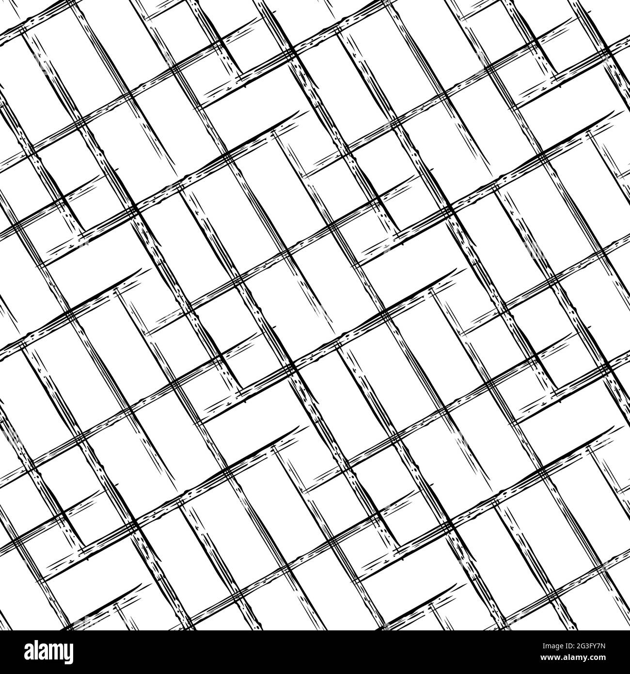 Fabric criss cross black and white Stock Vector Images Alamy