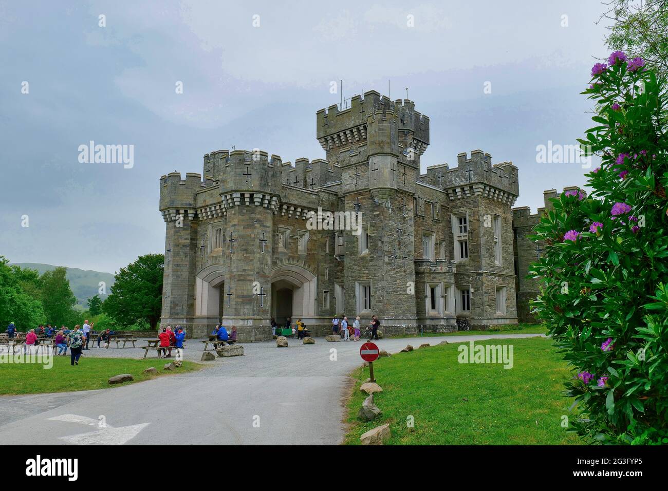 Wray Castle, Cumbria Stock Photo