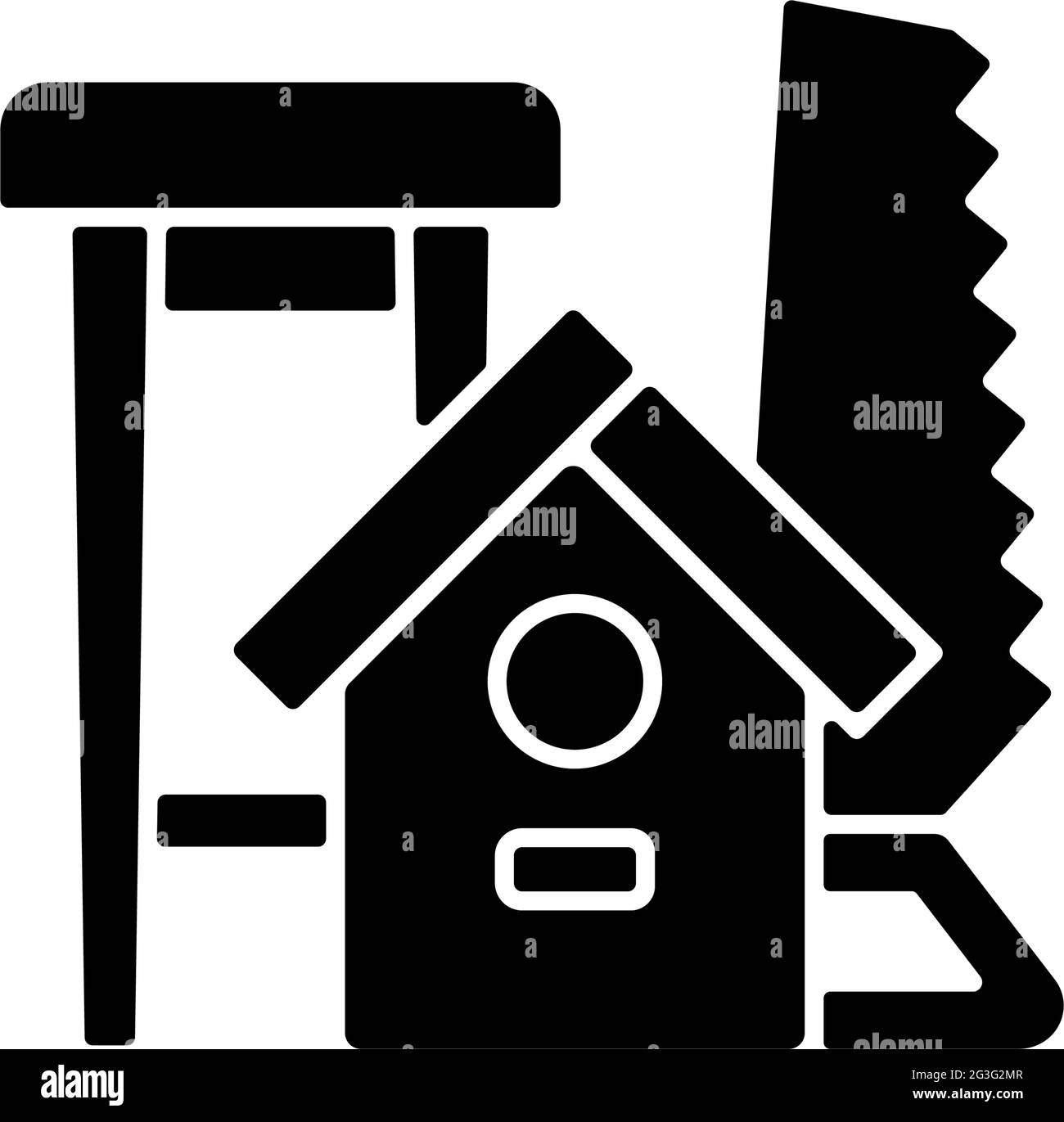 Woodworking black glyph icon Stock Vector Image & Art - Alamy