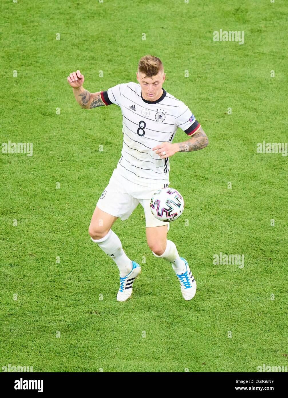 Toni Kroos, DFB 8  in the Group F match FRANCE - GERMANY  1-0 at the football UEFA European Championships 2020 in Season 2020/2021 on June 15, 2021  in Munich, Germany. © Peter Schatz / Alamy Live News Stock Photo
