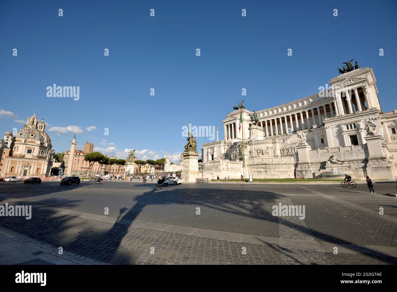 italy, rome, piazza venezia, vittoriano Stock Photo