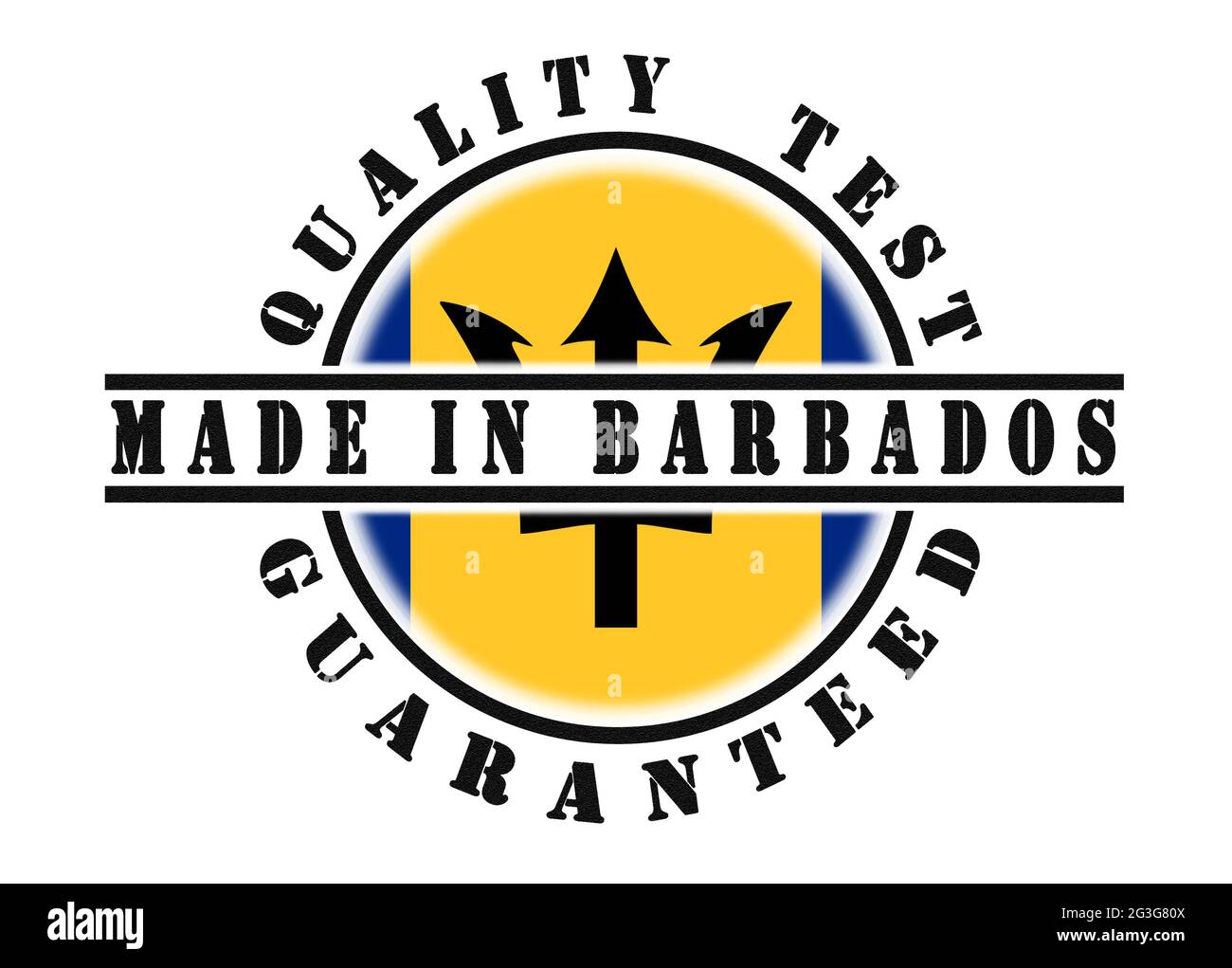 Quality test guaranteed stamp Stock Photo - Alamy