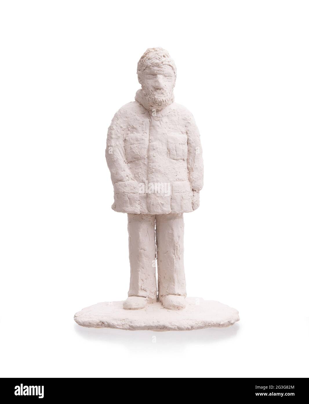 Modern statue of an old man Stock Photo Alamy