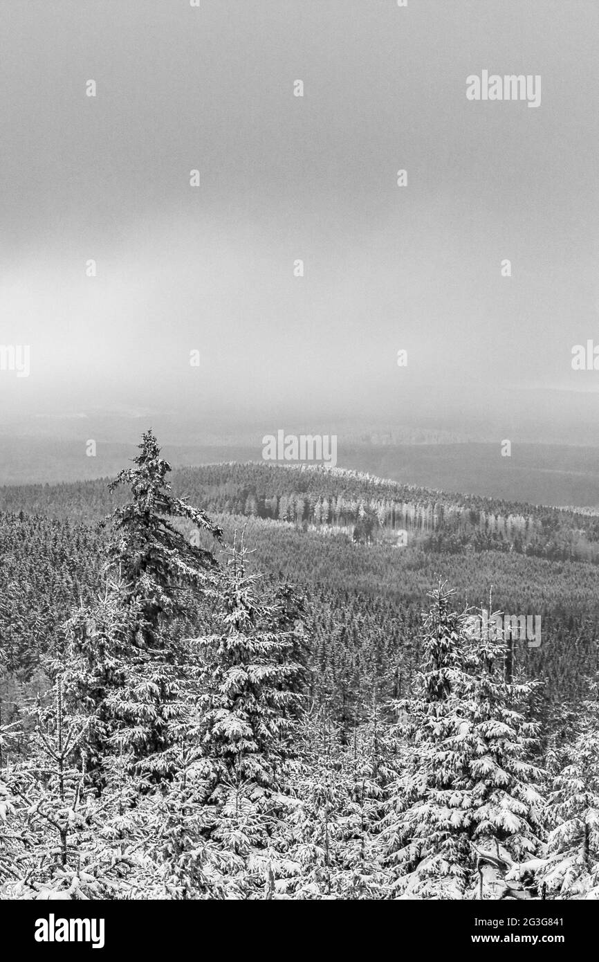 Harz trekking Black and White Stock Photos & Images - Alamy