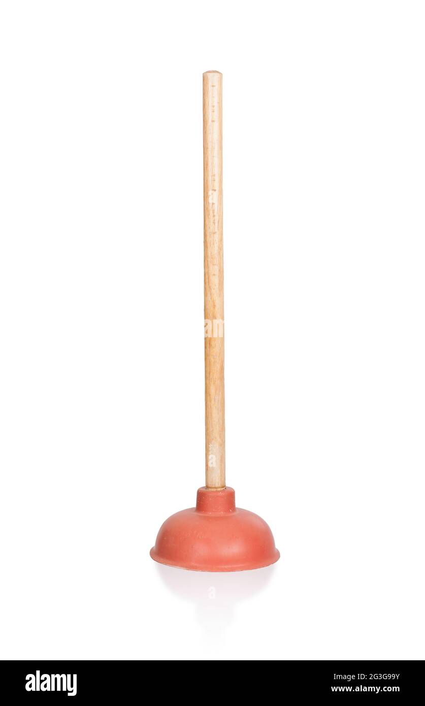 Clean plunger isolated Stock Photo - Alamy