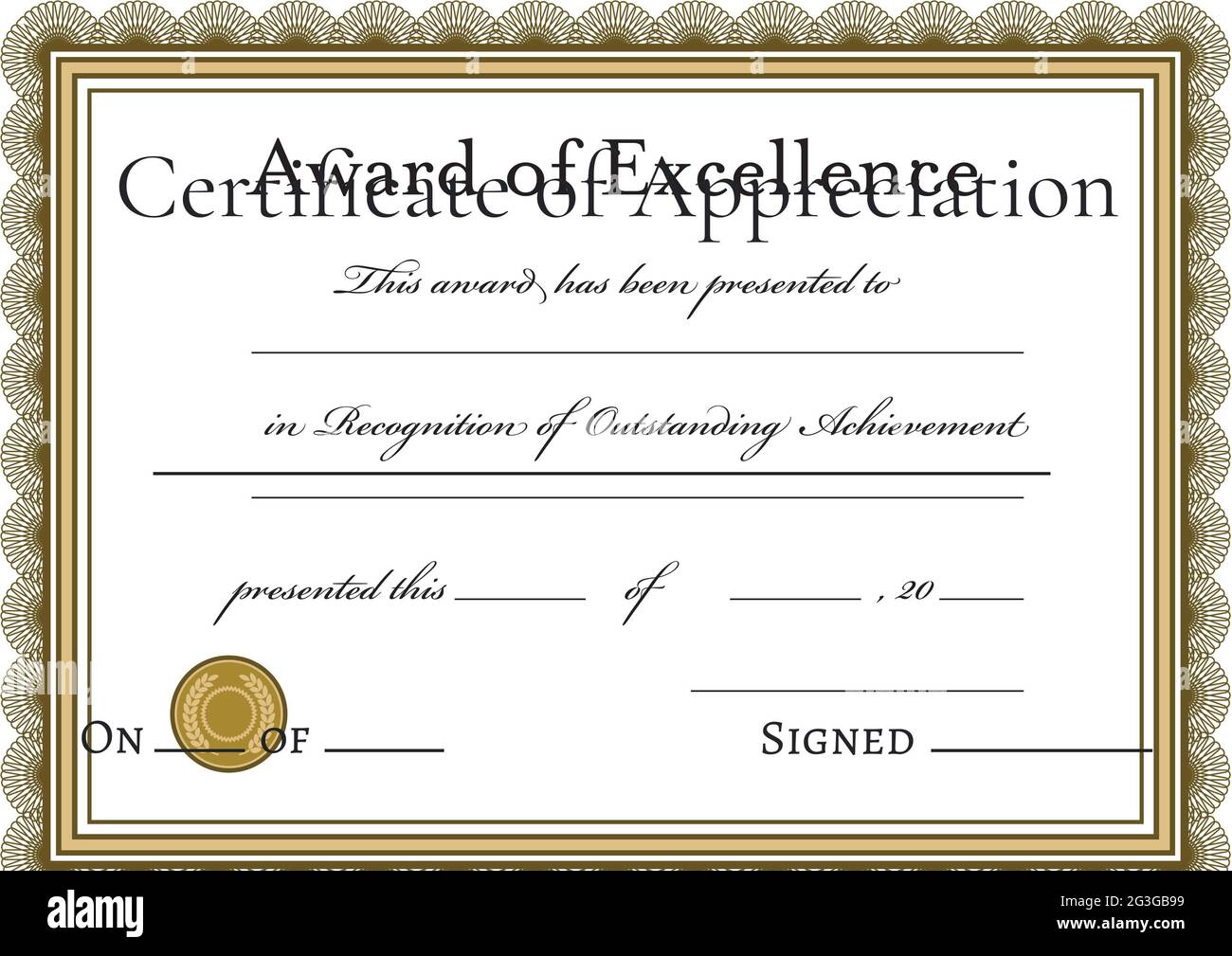 Template of certificate of appreciation with frame pattern and Within Certificate Of Acceptance Template