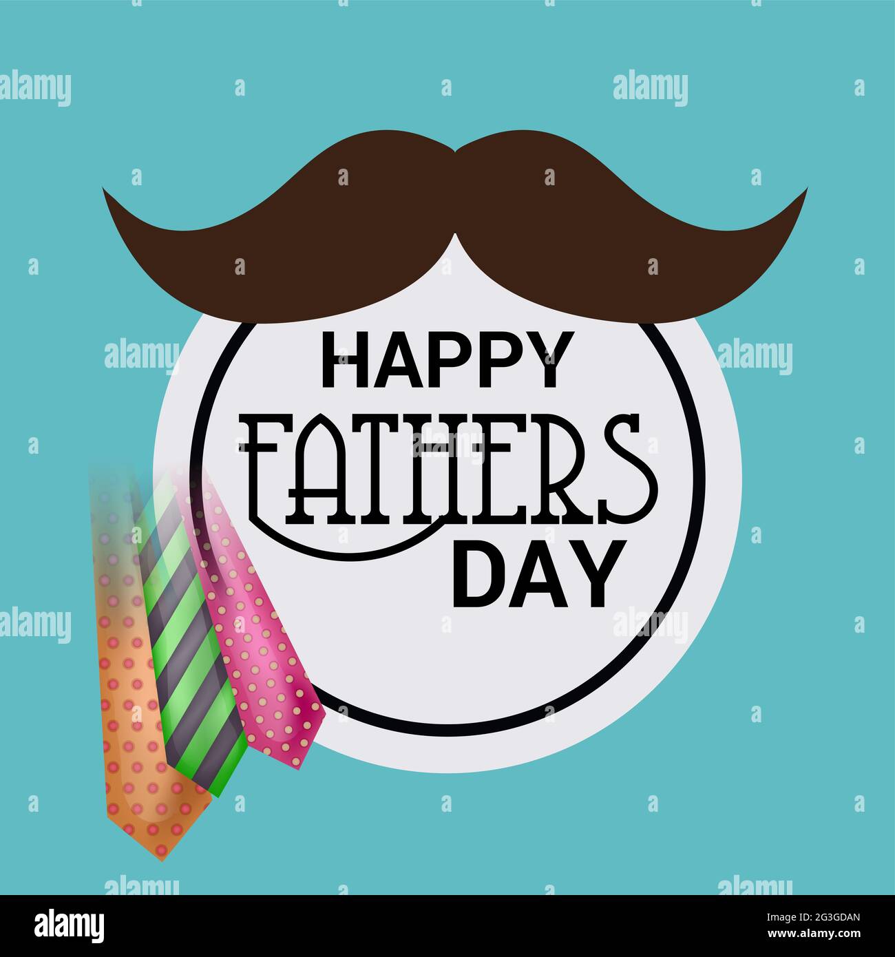 Vector illustration of a Background for Happy Fathers Day Stock Photo ...